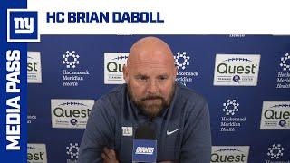 Brian Daboll Reviews Giants vs. Buccaneers | New York Giants