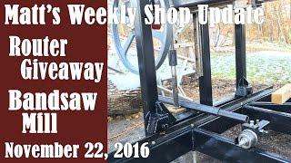 Matt's Weekly Shop Update - Nov 22, 2016