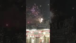 Temple celebration in Taiwan fireworks ASMR #taiwan #culture #fireworks #celebration #temple #asmr