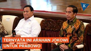 Prabowo Ungkap Arahan Jokowi untuk Pemerintahannya