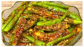 ਹਰੀ ਮਿਰਚ ਦਾ ਟੇਸਟੀ ਅਚਾਰ️सालों चलने वाला हरी मिर्च का अचार | Chilli Pickle Recipe|Green Chilli Pickle