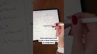 Here’s a little known Notability hack for the neatest math notes ever  Did you know about this?