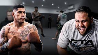 Alex Pereira training with Tai Tuivasa - UFC Heavyweight Fighter