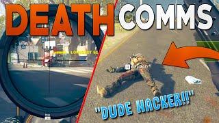 Death Comms in Warzone is the MAIN reason I play!