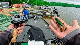 MORE BOAT ISSUES!?! Caught a Giant in Jon Boat Bass Fishing Tournament!