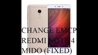 REPLACE EMMC REDMI NOTE 4X (MIDO ) WITH ALL EMMC VARIANT, GLOBAL ROOM NO BUG WIFI