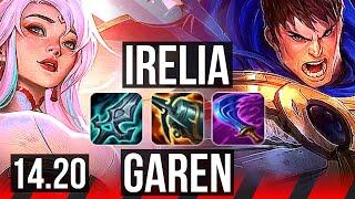 IRELIA vs GAREN (TOP) | 6 solo kills | EUW Master | 14.20