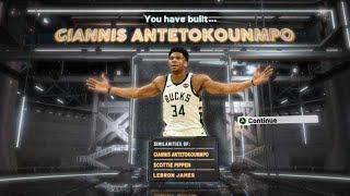 NBA2K20 GIANNIS ANTETOKOUNMPO BUILD - DEMIGOD BUILD 2K20