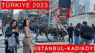 TURKIYE 2023 | KADIKOY ISTANBUL- KADIKOY BAZAAR - WALKING TOUR 4K #kadıköy