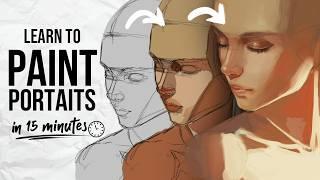 FULL GUIDE - How to Paint Portaits | Tutorial | DrawlikeaSir