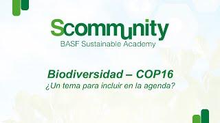 Biodiversidad – COP16 ¿Un tema para incluir en la agenda?