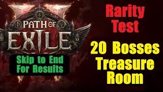 (Fixed) Rarity Test - Farm 20 Bosses & Treasure Room - Results at End - Path of Exile 2