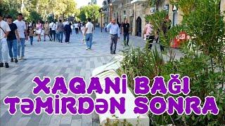 Xaqani bağı təmirdən sonra