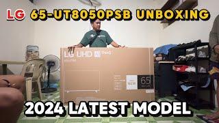 Unboxing the LG 65-UT8050PSB 2024 latest model