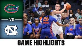 Florida vs. North Carolina Game Highlights | 2024-25 ACC Women's Basketball