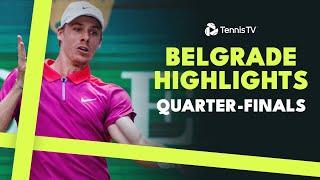 Shapovalov Battles O'Connell; Lehecka& Djere Also In Action | Belgrade 2024 Quarter-Final Highlights