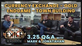 PATH of EXILE: SETTLERS of KALGUUR Q&A - Currency Exchange, Gold & Town Building w. Jonathan & Mark!