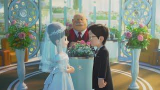 Suzuka And Nobita Kissing Scene On Her Wedding Stand By Me Doraemon 2 Movie || Hindi || 4K 60Fps