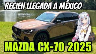 Mazda CX70 2025  280 hp de elegancia y comfort