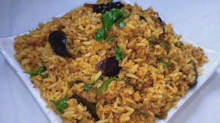 Karnataka special vangi bath with special masala in Telugu