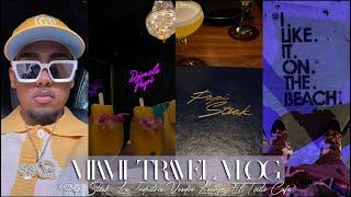 MIAMI VLOG: 72 HRS IN MIAMI | PAPI STEAK| LA INDUSTRIA| TAP 42| EL TIESTO CAFE & MORE | IAM DEECOMBS