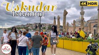 Istanbul Walking Tour, Üsküdar District, Asian side of Istanbul | 4K HDR