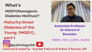 What’s MODY (Monogenic Diabetes Mellitus)? What’s its uniqueness? #Diabetes #diabetesmellitus #MODY