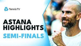 Korda Battles Medjedovic; Mannarino Faces Ofner | Astana 2023 Semi-Final Highlights