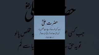 Hazrat Ali qoutes #allah #islamicstatus #ytshorts #hazratali #urduquotes