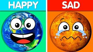 Venus is CRYING! | Happy Earth | Learning the opposite word | Story for Kids