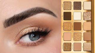 NEW Natasha Denona Golden Palette | Soft Gold Eyeshadow Tutorial