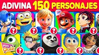 Adivina 150 Personajes Animados - Adivina Quién es por la foto ️ ¿Cuánto Sabrás?  | Play Quiz