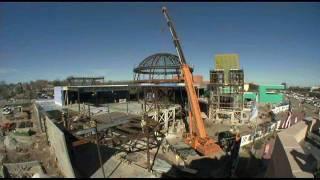 FWMSH's 50-Foot Planetarium Dome Lifted and Placed