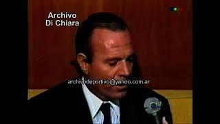 Julio Iglesias llego a la Argentina y entrevista exclusiva - Año 1990 V-13177 DiFilm