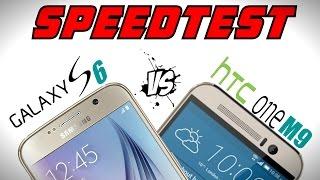 Galaxy S6 vs HTC ONE M9 - Detailed Speed Test + Benchmarks