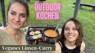 Outdoor-Kochen - Linsen Curry Kokossuppe  vegan | Expedition LEBEN