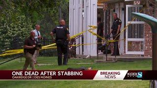 One dead after stabbing in Des Moines