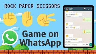 How I made Whatsapp Rock Paper Scissor Game Bot