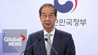 South Korea opposition moves to impeach acting president Han Duck-soo