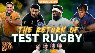 Test rugby is BACK! The KOKO Show dives into a fabulous feast of International footy.