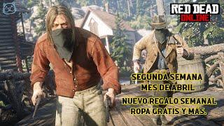 SEGUNDA SEMANA RED DEAD ONLINENUEVO REGALO SEMANAL, PRENDAS EXCLUSIVAS Y MAS.