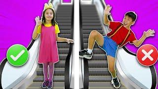 Escalator Safety Song | Hokie Pokie Kids Videos