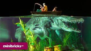 Minibricks: This is a true story about fisherman Jimmy and Crocodile / Diorama / Creality Cloud