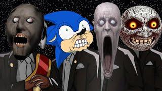 Granny & Sonic & SCP-096 & Scary Moon - Coffin Dance Song Cover