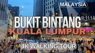 Bukit Bintang Walking Tour 4K | Kuala Lumpur | Malaysia | Travel | Street Walk | April 2024
