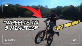 HOW TO WHEELIE ANY E BIKE IN 5 MINUTES!! (QUICK AND EASY)