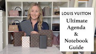 Which Louis Vuitton Agenda should you buy- Ultimate Guide, sizes and materials comparison PM, MM, GM