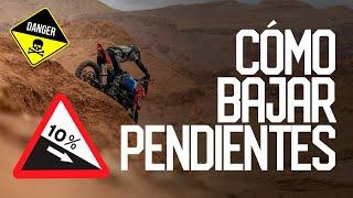 ¿CÓMO BAJAR UNA PENDIENTE CON TU MOTO TRAIL? 