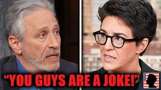 Crowd ROARS When Jon Stewart TURNS on MSNBC to DEFEND Trump