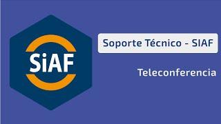 SOPORTE TECNICO SIAF